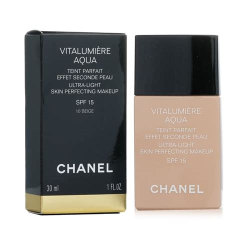 chanel vitalumiere aqua 30 beige other brands|chanel vitalumiere natural beige.